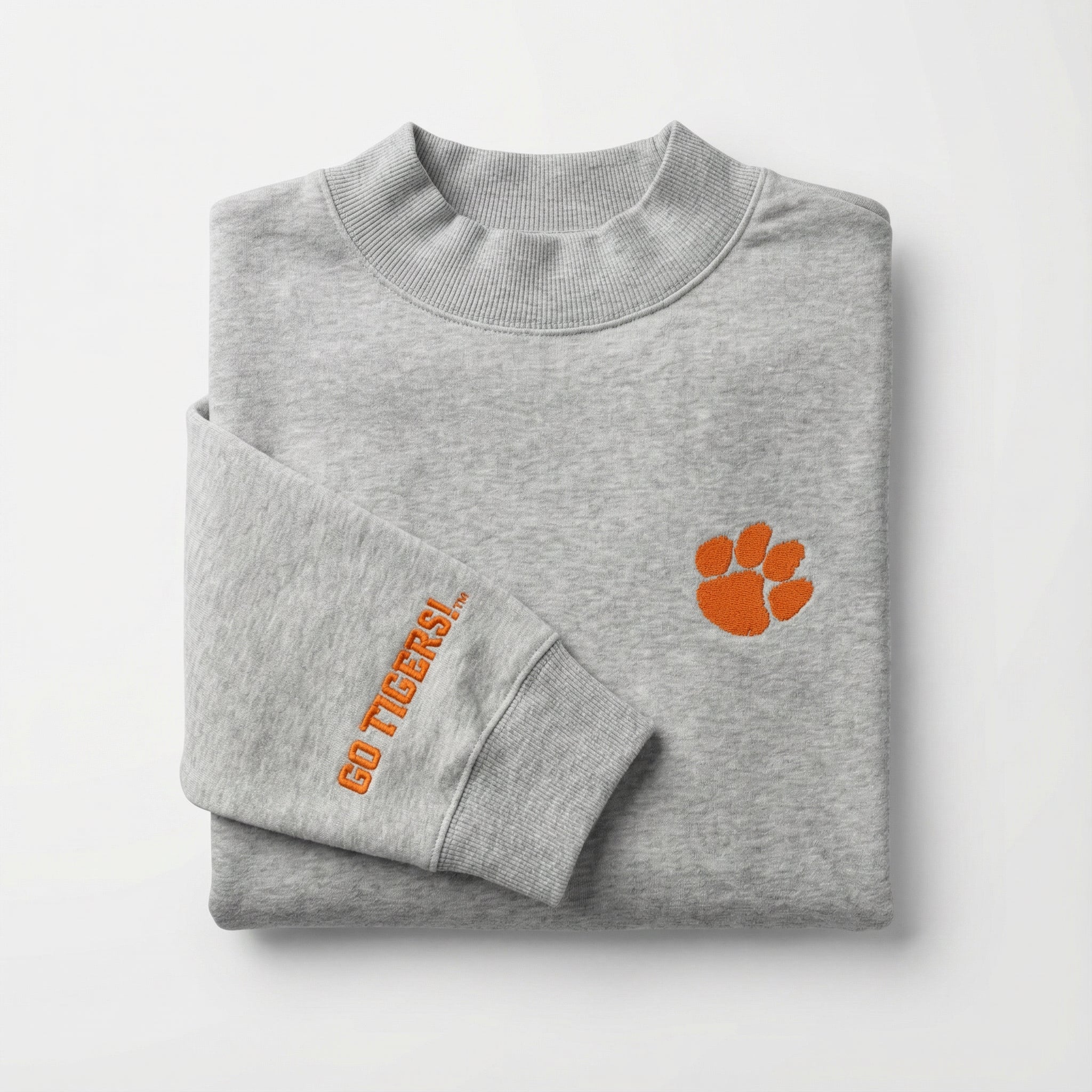 Clemson Oversized Mock Neck