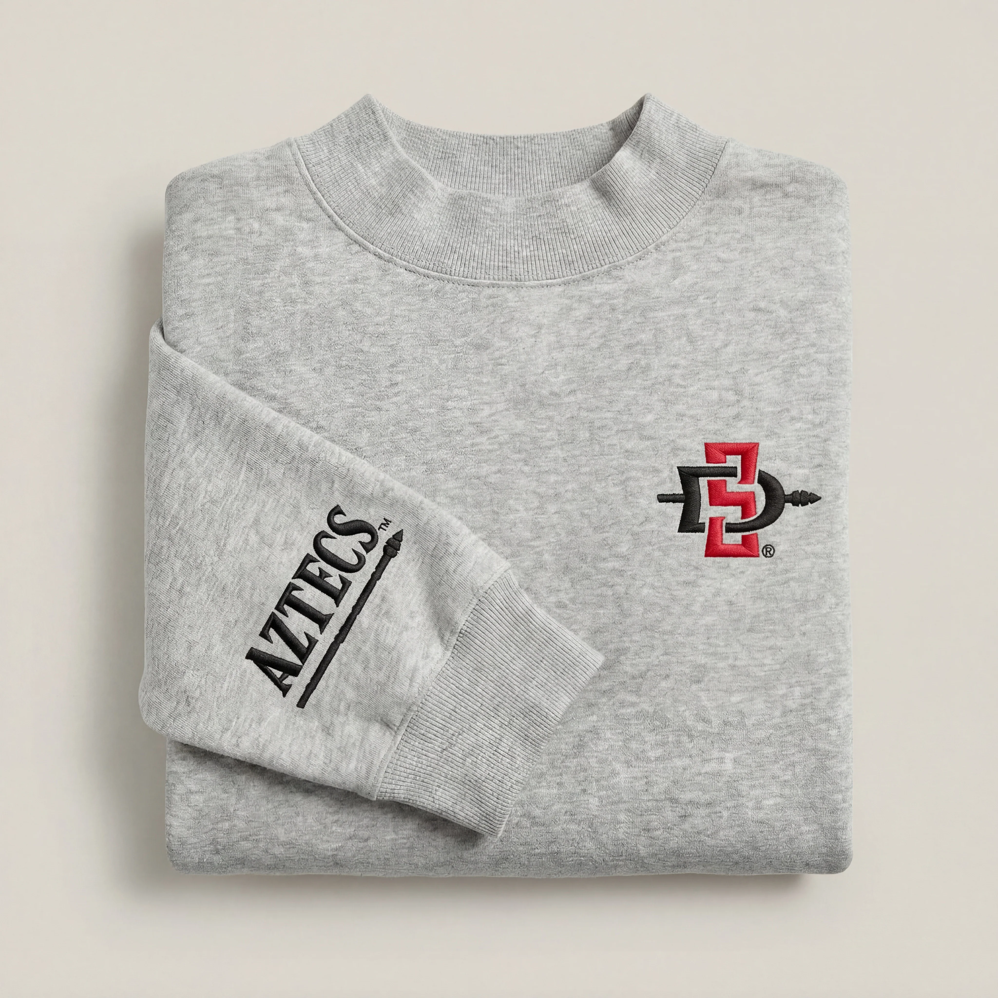 San Diego State Oversized Mock Neck