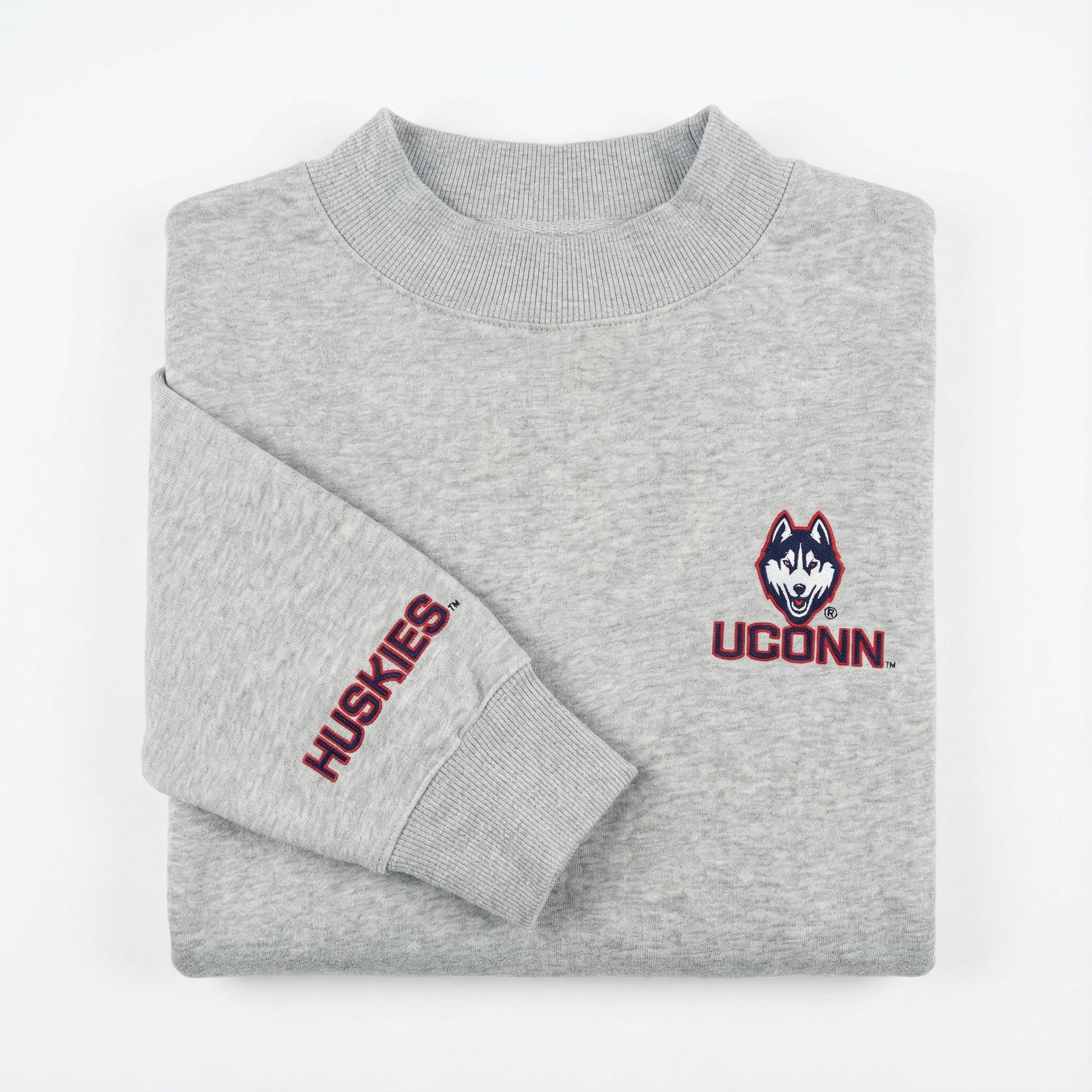UCONN Oversized Mock Neck