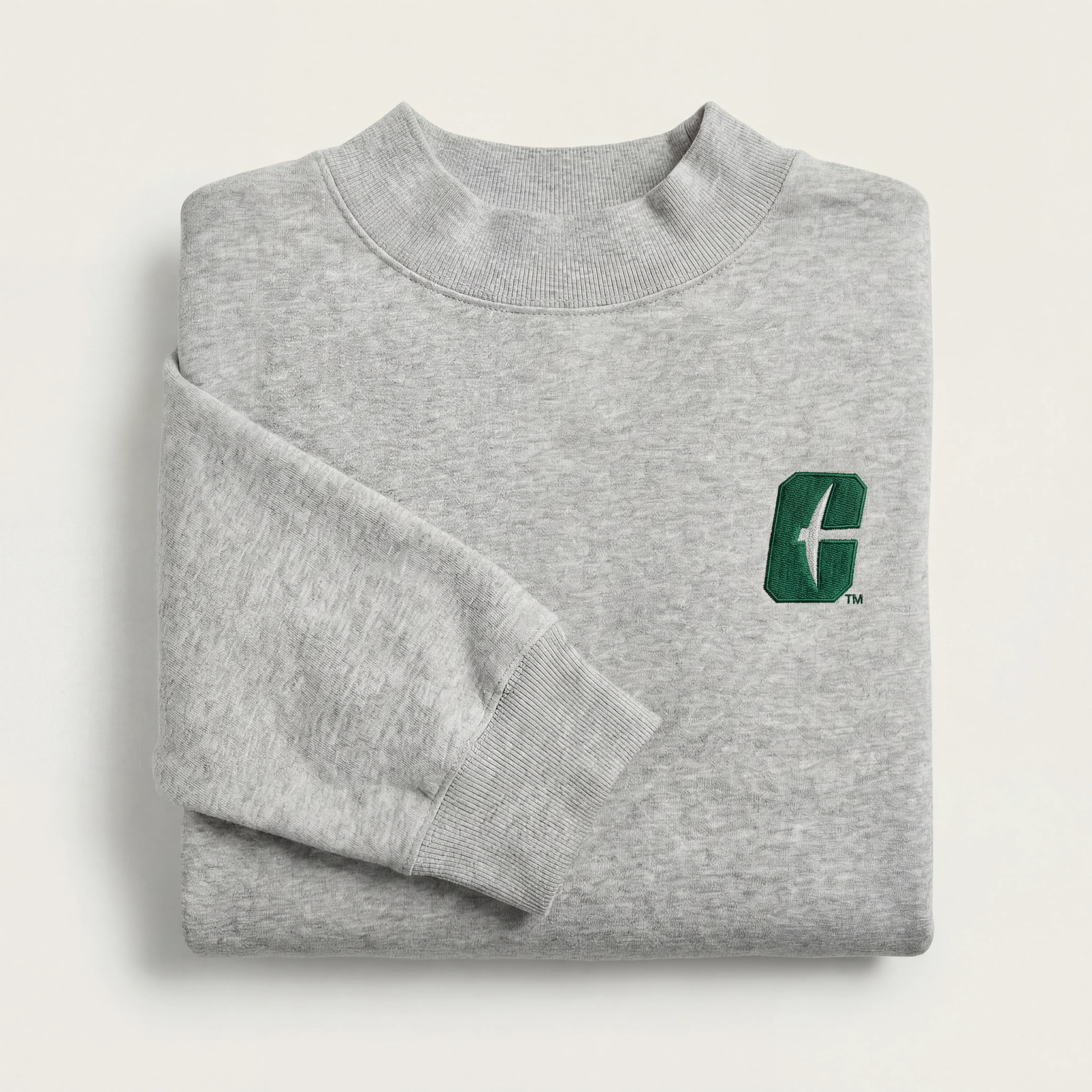UNC Charlotte Oversized Mock Neck