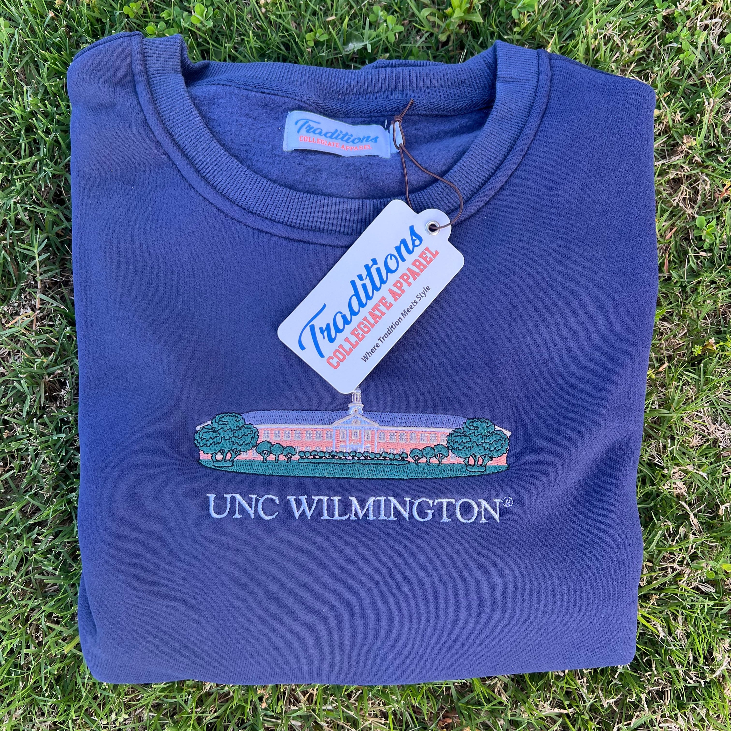 UNC Wilmington Crewneck - Navy (old 50/50 blend)